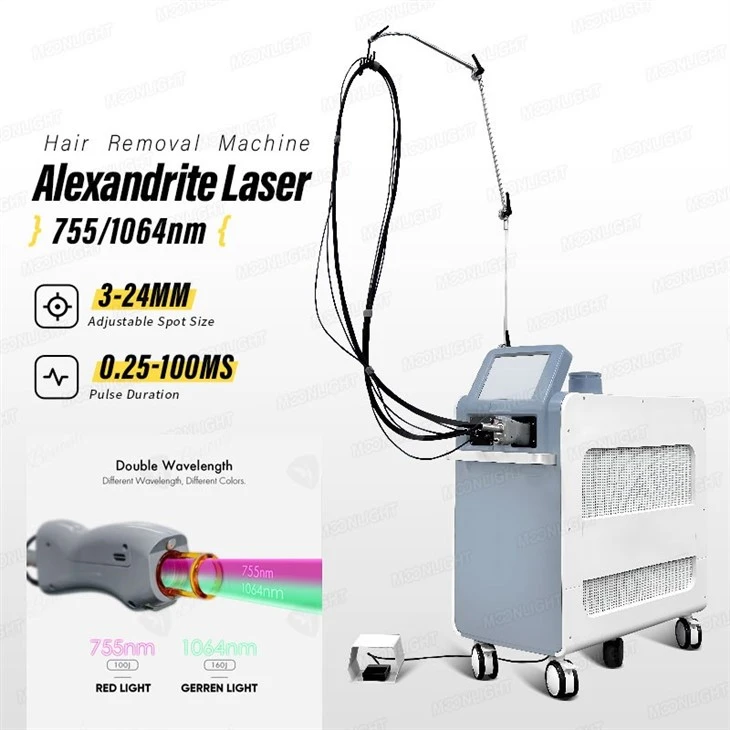 Alexandrite Laser 755 1064nm Hair Removal Machine