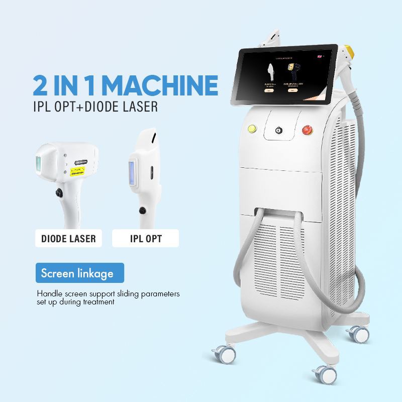 Ice Titanium Diode Laser Hair Removal Device | Dual IPL+Diode Technology With Remote Leasing System